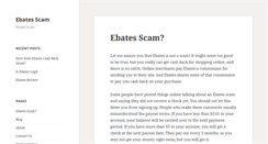 Desktop Screenshot of ebatescam.com